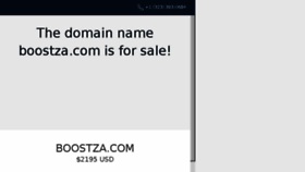 What Boostza.com website looked like in 2018 (6 years ago)