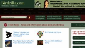 What Birdzilla.com website looked like in 2018 (5 years ago)