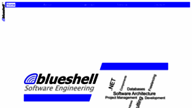 What Blueshell.com website looked like in 2018 (5 years ago)