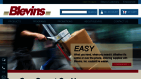 What Blevinsinc.com website looked like in 2018 (5 years ago)