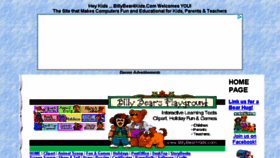 What Billybear4kids.com website looked like in 2018 (5 years ago)