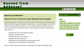 What Bannedcheck.com website looked like in 2018 (5 years ago)