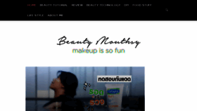 What Beautymouthsy.com website looked like in 2018 (5 years ago)