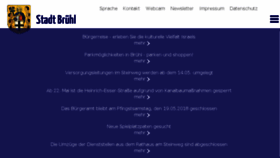 What Bruehl.de website looked like in 2018 (5 years ago)