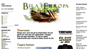 What Bilaieuropa.se website looked like in 2018 (6 years ago)