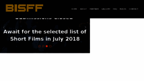 What Bisff.in website looked like in 2018 (5 years ago)