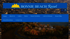 What Bonniebeachresort.com website looked like in 2018 (5 years ago)