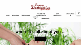 What Beautydestination.ca website looked like in 2018 (7 years ago)