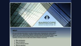 What Barscope.com website looked like in 2018 (6 years ago)