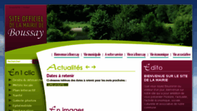 What Boussay.fr website looked like in 2018 (5 years ago)