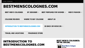 What Bestmenscolognes.com website looked like in 2018 (5 years ago)