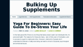 What Bulkingupsupplements.com website looked like in 2018 (5 years ago)