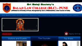 What Balajilaw.com website looked like in 2018 (5 years ago)
