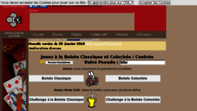 What Belote-coinchee.net website looked like in 2018 (5 years ago)