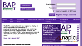 What Bap.org.uk website looked like in 2018 (7 years ago)