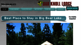 What Big-bear-lake.com website looked like in 2018 (5 years ago)