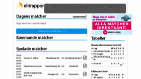 What Bandyrapport.nu website looked like in 2018 (5 years ago)