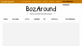 What Bozaround.com website looked like in 2018 (5 years ago)