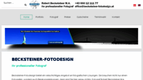 What Becksteiner-fotodesign.at website looked like in 2018 (5 years ago)
