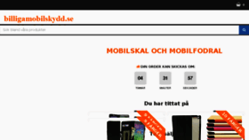 What Billigamobilskydd.se website looked like in 2018 (5 years ago)