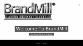What Brandmill.com website looked like in 2018 (5 years ago)