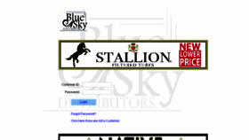 What Blueskytobacco.com website looked like in 2018 (5 years ago)