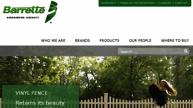 What Barretteoutdoorliving.com website looked like in 2018 (5 years ago)