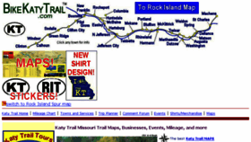 What Bikekatytrail.com website looked like in 2018 (5 years ago)