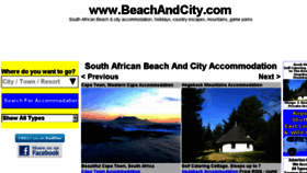 What Beachandcity.com website looked like in 2018 (5 years ago)