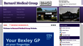 What Barnardmedicalgroup.co.uk website looked like in 2018 (5 years ago)