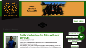 What Bolandgolf.co.za website looked like in 2018 (5 years ago)