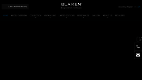 What Blaken.com website looked like in 2018 (5 years ago)