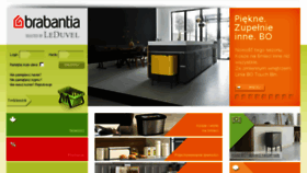 What Brabantia.pl website looked like in 2018 (5 years ago)