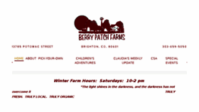 What Berrypatchfarms.com website looked like in 2018 (6 years ago)