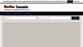 What Blarbus.co.tz website looked like in 2018 (7 years ago)