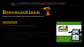 What Boremaskinen.dk website looked like in 2018 (5 years ago)