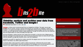 What Bits2bite.com website looked like in 2018 (7 years ago)
