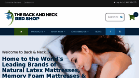 What Backandneck.com.au website looked like in 2018 (5 years ago)
