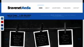 What Bravenetmedia.com website looked like in 2018 (5 years ago)