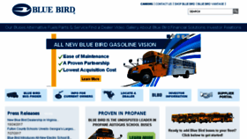 What Blue-bird.com website looked like in 2018 (5 years ago)