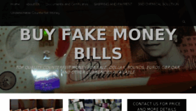 What Buymoneybills.com website looked like in 2018 (5 years ago)