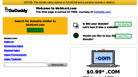 What Bichicori.com website looked like in 2018 (5 years ago)