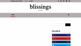 What Blissings.nl website looked like in 2018 (5 years ago)