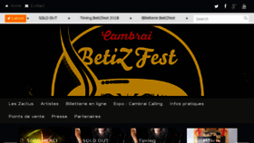 What Betizfest.info website looked like in 2018 (5 years ago)