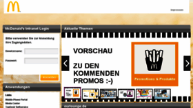 What Bigmac.de website looked like in 2018 (5 years ago)