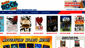 What Booksrock.com website looked like in 2018 (5 years ago)