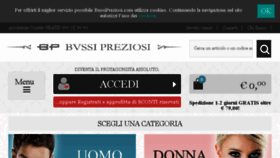 What Bussipreziosi.com website looked like in 2018 (5 years ago)