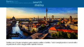 What Berlino.com website looked like in 2018 (5 years ago)
