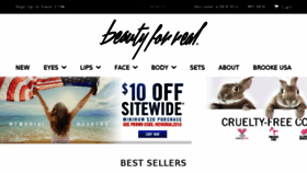 What Beautyforreal.com website looked like in 2018 (5 years ago)