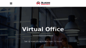 What Bluedogbusinesscentre.com.au website looked like in 2018 (5 years ago)